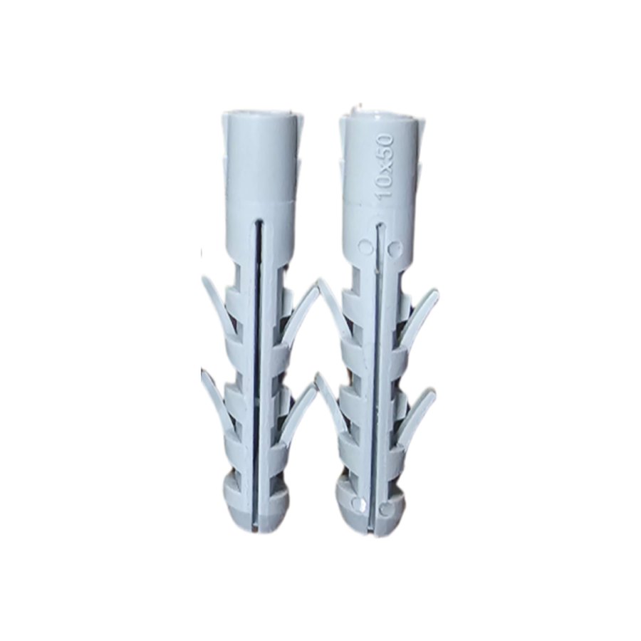 Nyloplugg 10×50 mm — 100 stk.